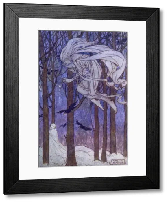 Framed Print : Snow is brought by the Fairy of the North Wind Framed Print : Snow is brought by the Fairy of the North Wind