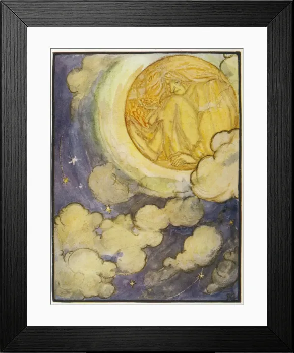 Framed Print : Man in the Moon Framed Print : Man in the Moon