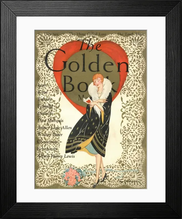 Framed Print : Valentines magazine cover Framed Print : Valentines magazine cover