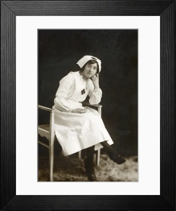 Framed Print : A British Nurse Framed Print : A British Nurse
