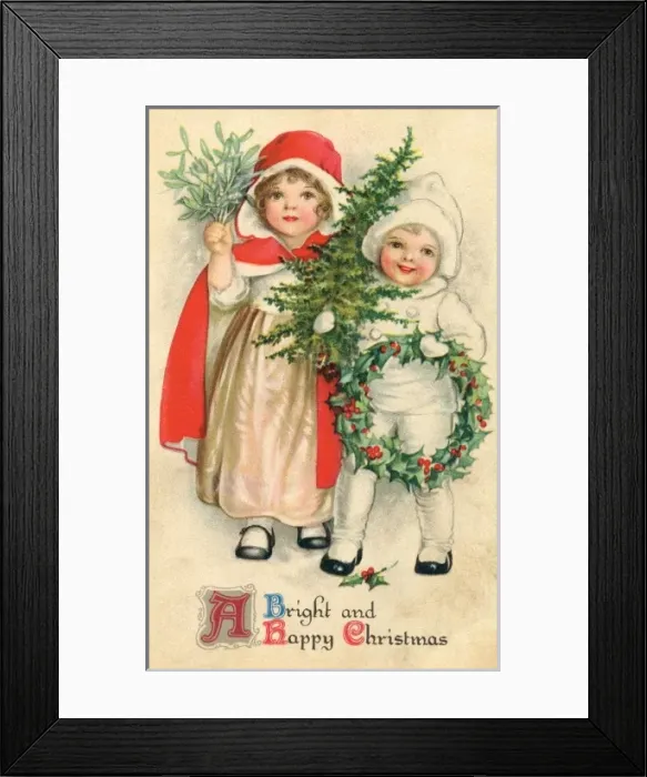 Framed Print : Two sweet children Framed Print : Two sweet children