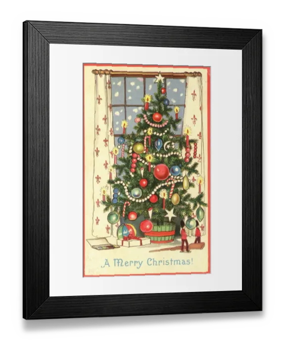 Framed Print : Beautifully decorated Christmas tree Framed Print : Beautifully decorated Christmas tree