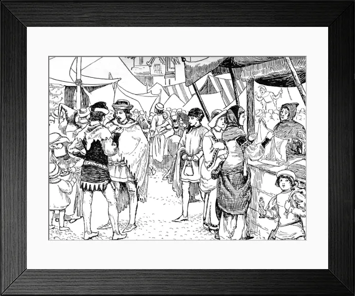 Framed Print : An English fair Framed Print : An English fair