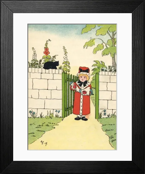 Framed Print : Little girl with doll