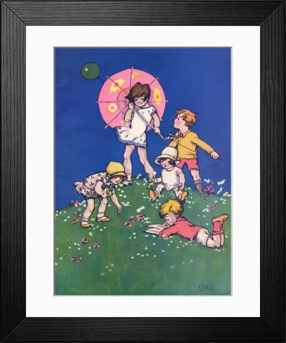 Framed Print : Children playing Framed Print : Children playing