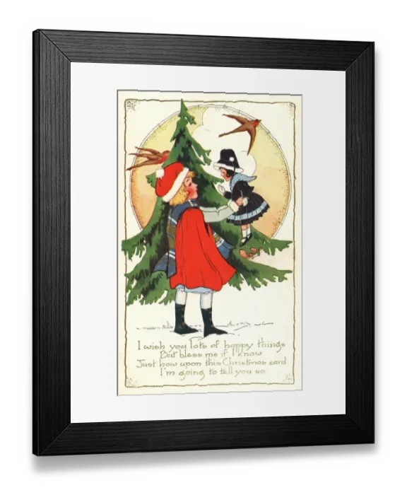 Framed Print : Girl playing with her new toy Framed Print : Girl playing with her new toy