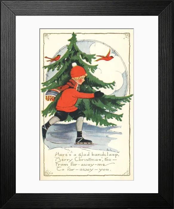 Framed Print : Boy ice-skating Framed Print : Boy ice-skating