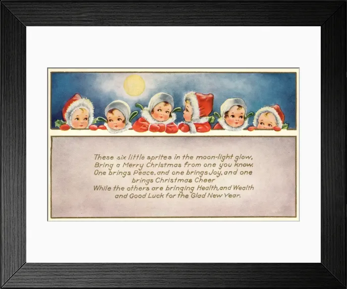 Framed Print : Christmas sprites Framed Print : Christmas sprites
