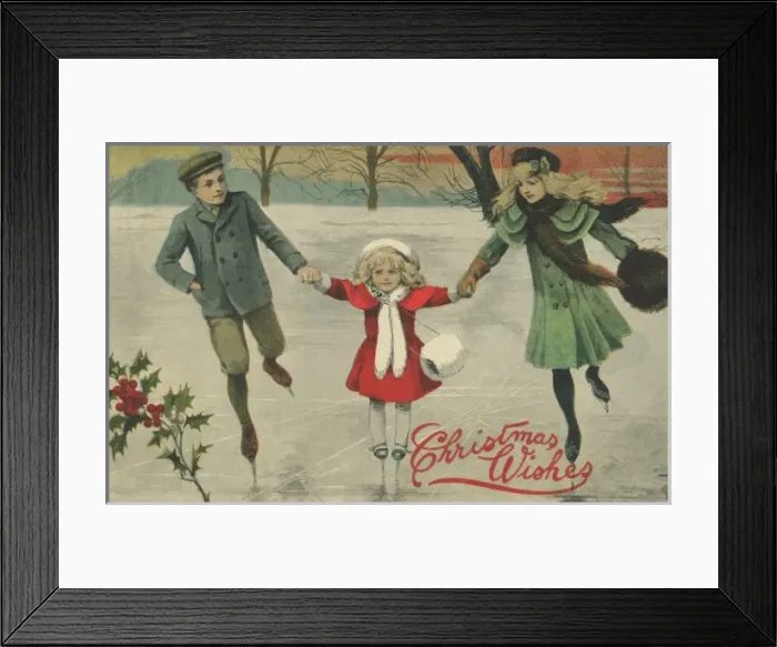 Framed Print : Pond skating Framed Print : Pond skating