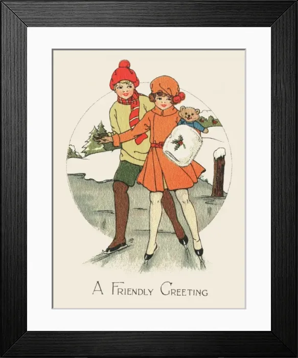 Framed Print : Pond skating Framed Print : Pond skating