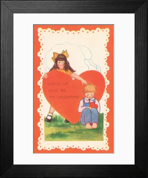 Framed Print : Valentines card Framed Print : Valentines card