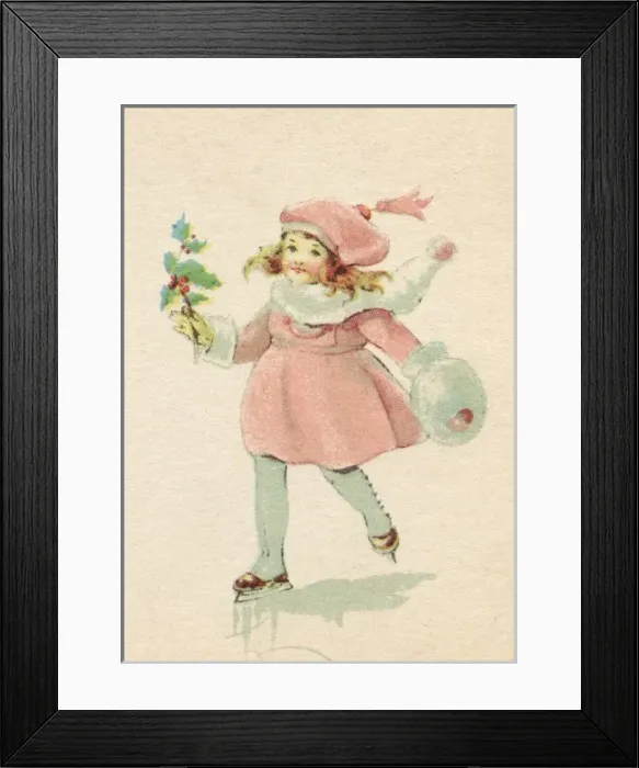 Framed Print : Girl iceskating Framed Print : Girl iceskating