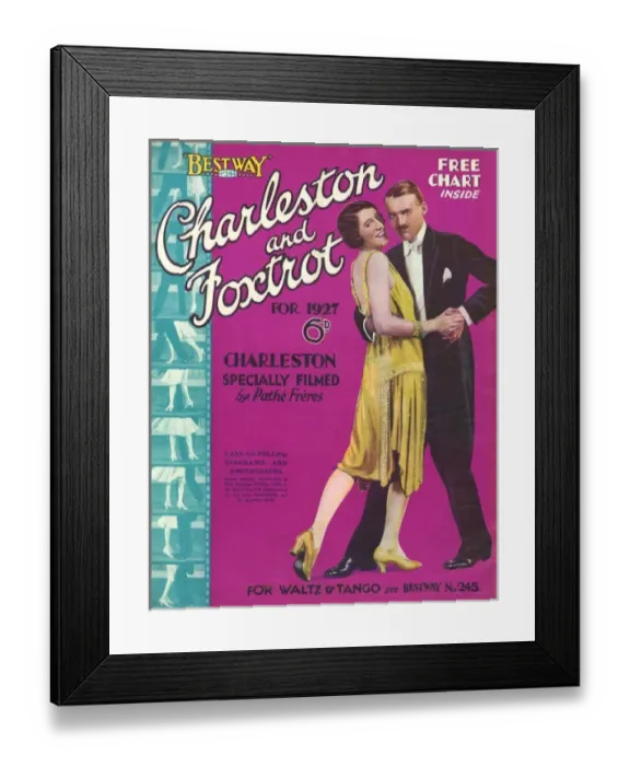 Framed Print : Dancing the Charleston and Foxtrot Framed Print : Dancing the Charleston and Foxtrot