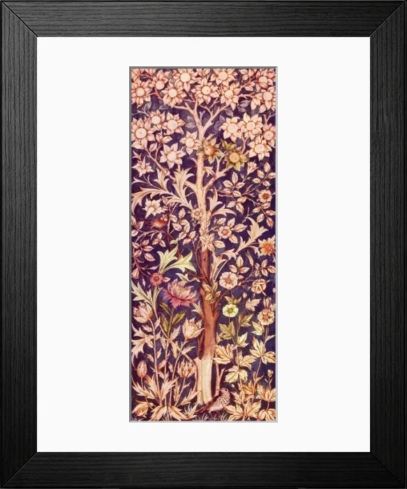 Framed Print : Apple tree embroidery Framed Print : Apple tree embroidery