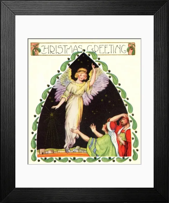 Framed Print : Annunciation to the shepherds Framed Print : Annunciation to the shepherds