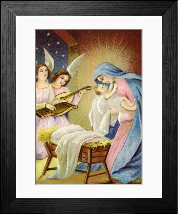 Framed Print : Nativity scene Framed Print : Nativity scene
