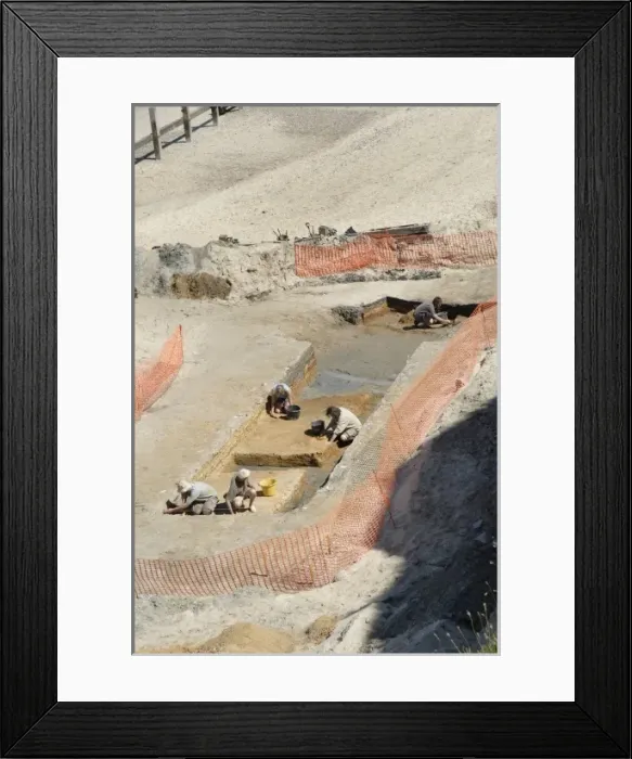 Framed Print : Excavations, Norfolk 2006 Framed Print : Excavations, Norfolk 2006