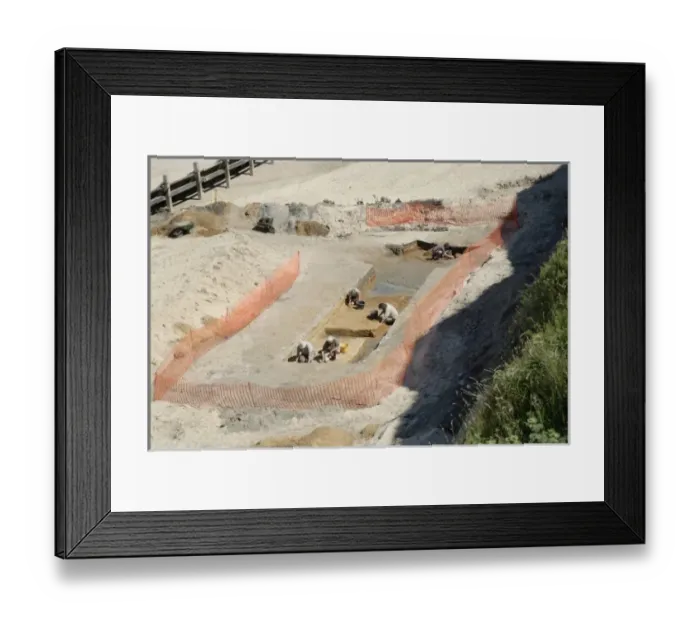 Framed Print : Excavations, Norfolk 2006 Framed Print : Excavations, Norfolk 2006