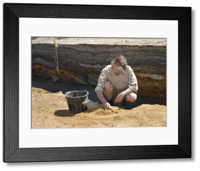 Framed Print : Excavations, Norfolk 2006 Framed Print : Excavations, Norfolk 2006