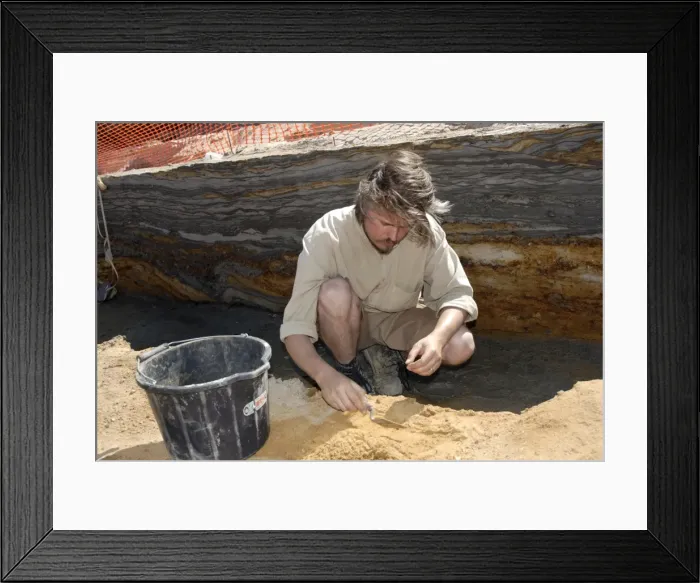 Framed Print : Excavations, Norfolk 2006 Framed Print : Excavations, Norfolk 2006