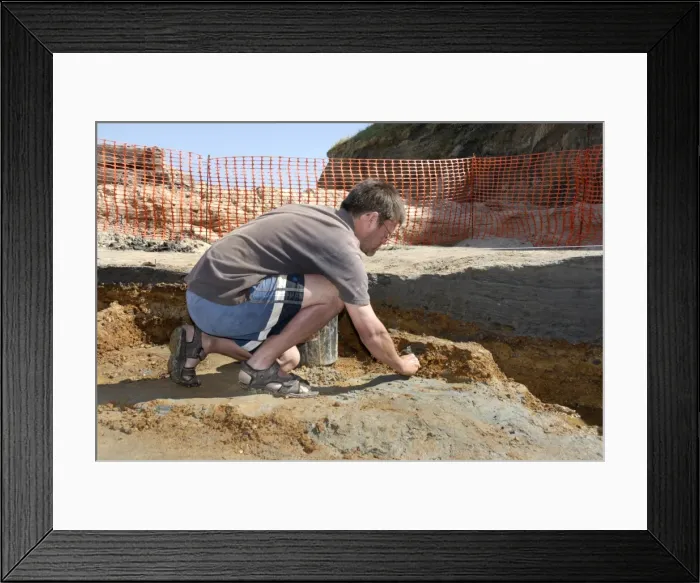 Framed Print : Excavations, Norfolk 2006 Framed Print : Excavations, Norfolk 2006