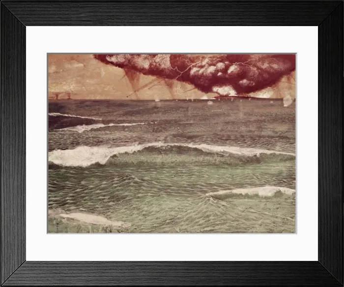 Framed Print : Ordovician seascape Framed Print : Ordovician seascape
