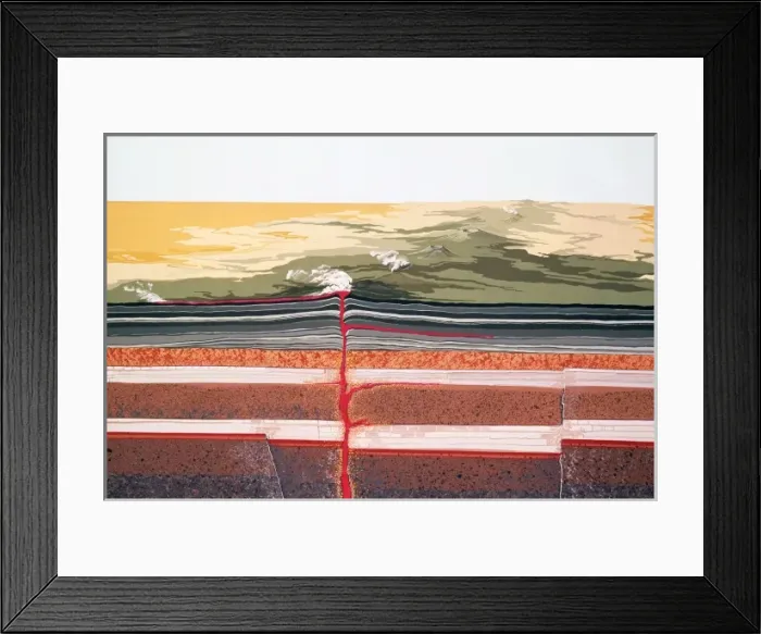 Framed Print : Volcanic eruption Framed Print : Volcanic eruption