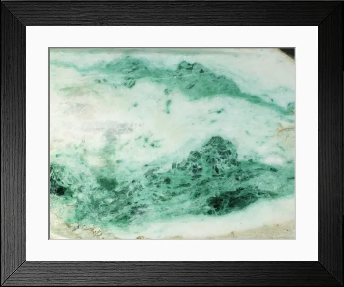 Framed Print : Polished slab of jade Framed Print : Polished slab of jade