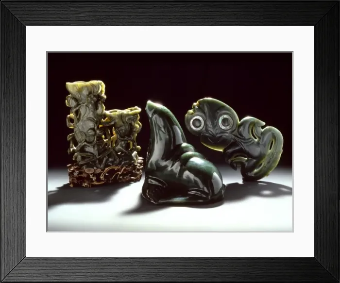 Framed Print : Carved nephrite Framed Print : Carved nephrite