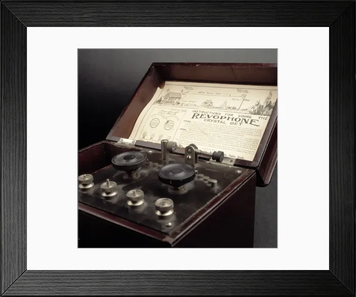 Framed Print : Revophone Crystal Set Framed Print : Revophone Crystal Set