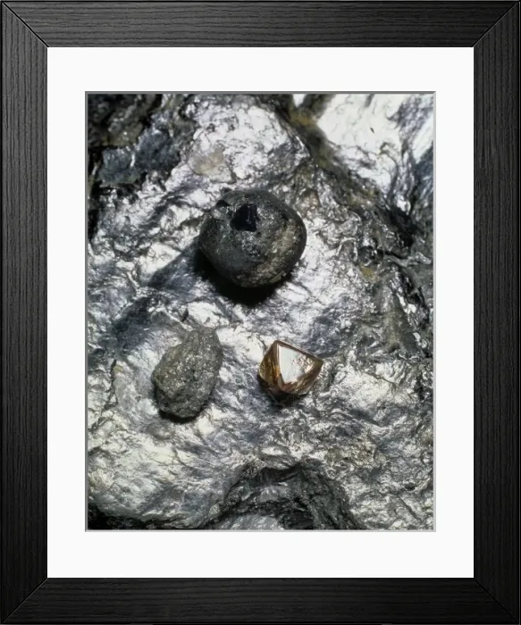 Framed Print : Some crystal forms of carbon Framed Print : Some crystal forms of carbon