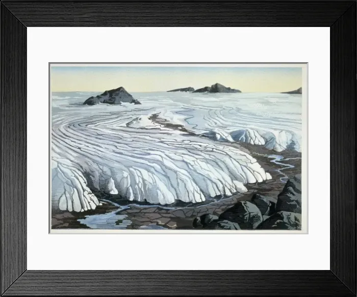 Framed Print : Retreating ice sheet Framed Print : Retreating ice sheet