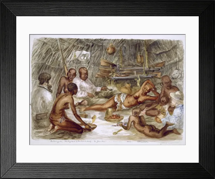 Framed Print : Lo Bengulu King-elect of the Matabeliland Framed Print : Lo Bengulu King-elect of the Matabeliland