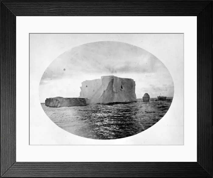 Framed Print : Icebergs. The Voyage of H.M.S. Challenger (1872-1876) was funded by the Framed Print : Icebergs. The Voyage of H.M.S. Challenger (1872-1876) was funded by the