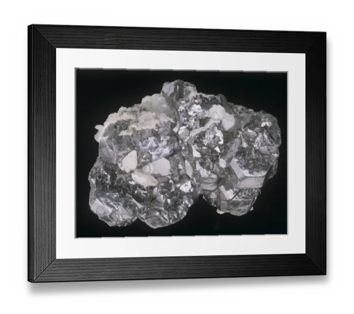Framed Print : Rutile. A specimen of the mineral rutile (titanium oxide) which is a major Framed Print : Rutile. A specimen of the mineral rutile (titanium oxide) which is a major