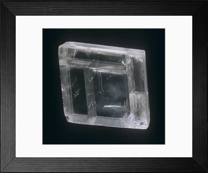 Framed Print : Calcite (Iceland spar)