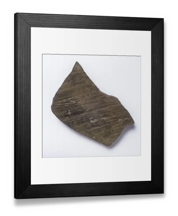 Framed Print : Ice scratched boulder Framed Print : Ice scratched boulder