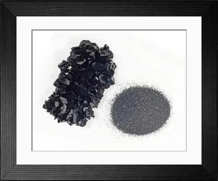 Framed Print : Artificial carborundum Framed Print : Artificial carborundum