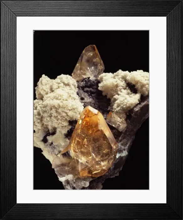Framed Print : Calcite comprises of (calcium carbonate) and is one of the most abundant minerals on Earth Framed Print : Calcite comprises of (calcium carbonate) and is one of the most abundant minerals on Earth