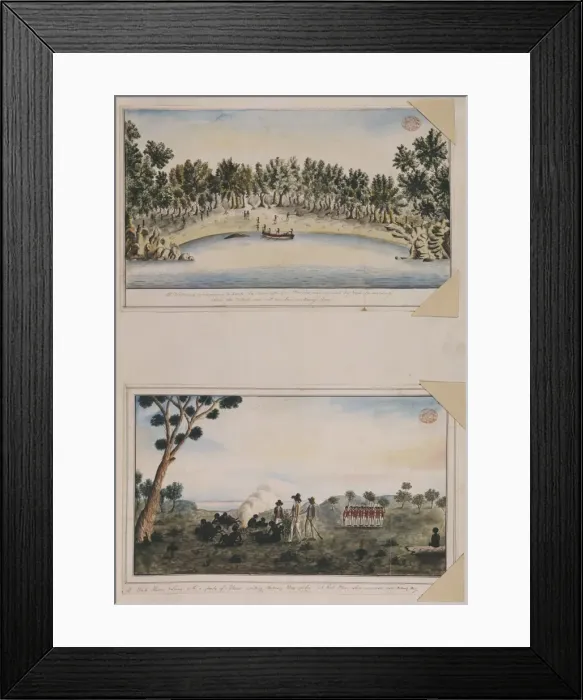 Framed Print : Drawings 24-25 from the Watling Collection Framed Print : Drawings 24-25 from the Watling Collection