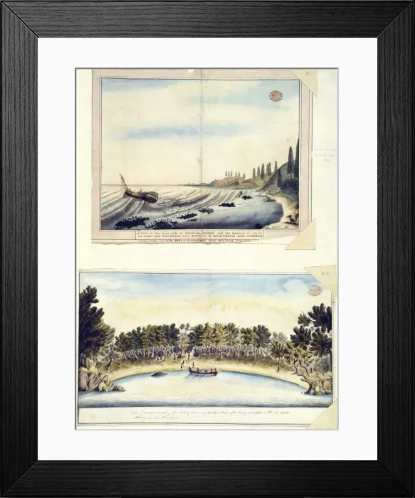 Framed Print : Drawings 22-23 from the Watling Collection Framed Print : Drawings 22-23 from the Watling Collection