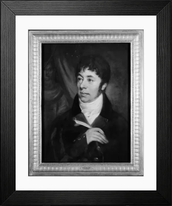 Framed Print : Dr. George Kearsley Shaw (1751-1813) Framed Print : Dr. George Kearsley Shaw (1751-1813)
