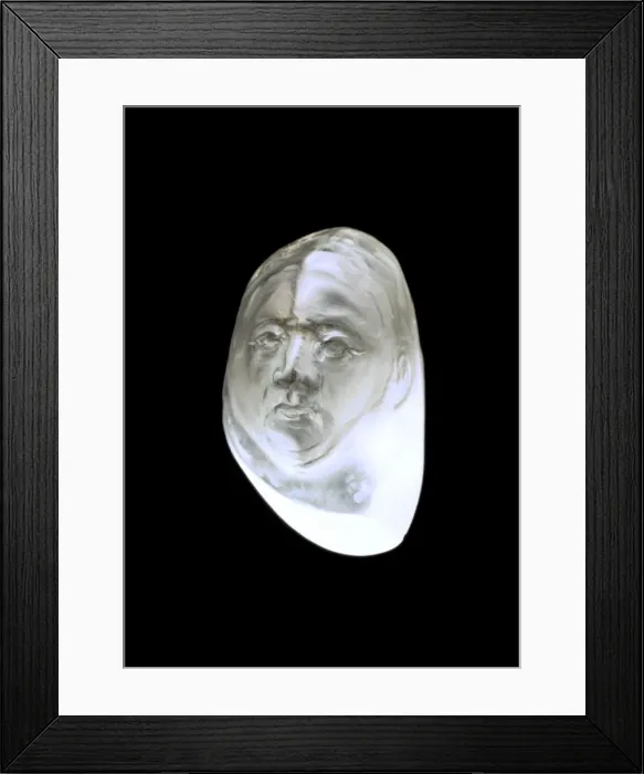 Framed Print : Topaz. Image of Queen Victoria carved in topaz Framed Print : Topaz. Image of Queen Victoria carved in topaz