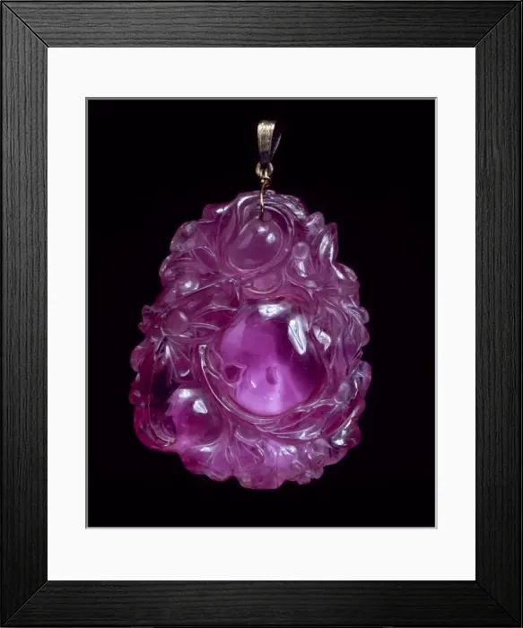 Framed Print : Pink rubellite tourmaline Framed Print : Pink rubellite tourmaline