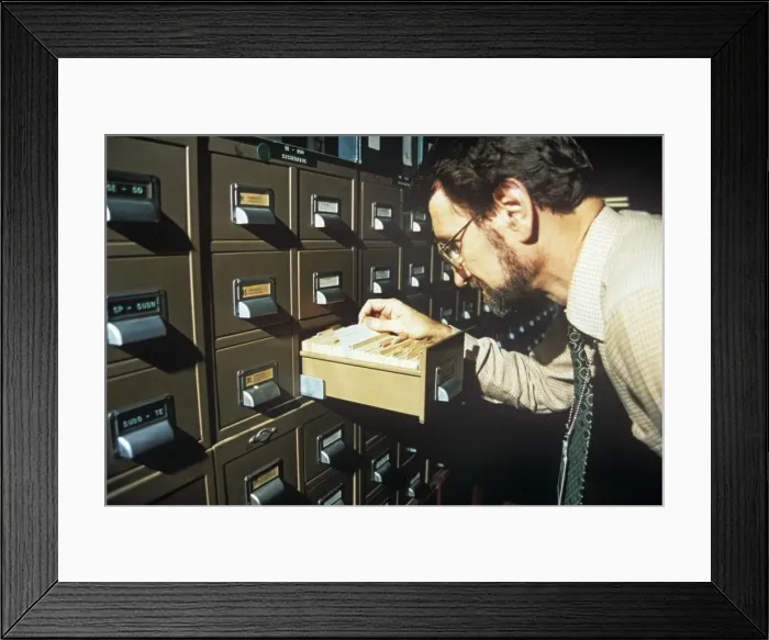 Framed Print : Library. The library at the Natural History Museum, London Framed Print : Library. The library at the Natural History Museum, London