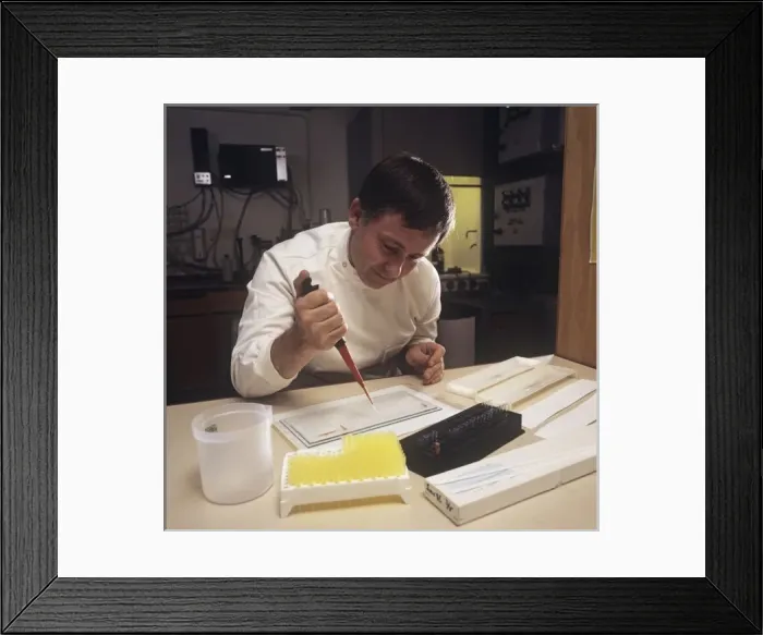 Framed Print : Laboratory work Framed Print : Laboratory work