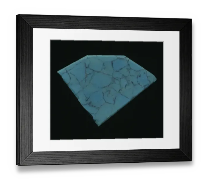 Framed Print : Imitation turquoise Framed Print : Imitation turquoise