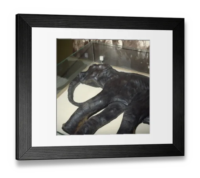 Framed Print : Baby mammoth Framed Print : Baby mammoth