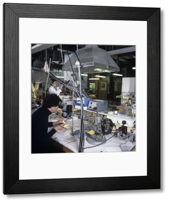 Framed Print : Laboratory work Framed Print : Laboratory work