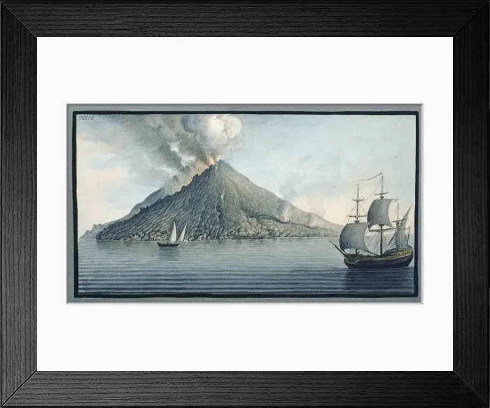 Framed Print : Plate XXVII: Stromboli Framed Print : Plate XXVII: Stromboli